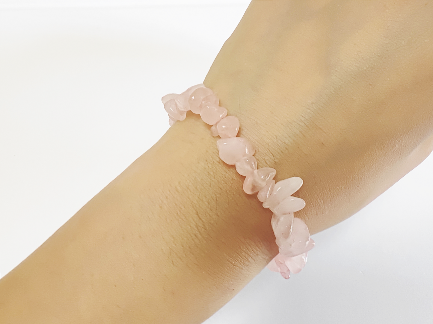 Irregular Rose Quartz Bracelet