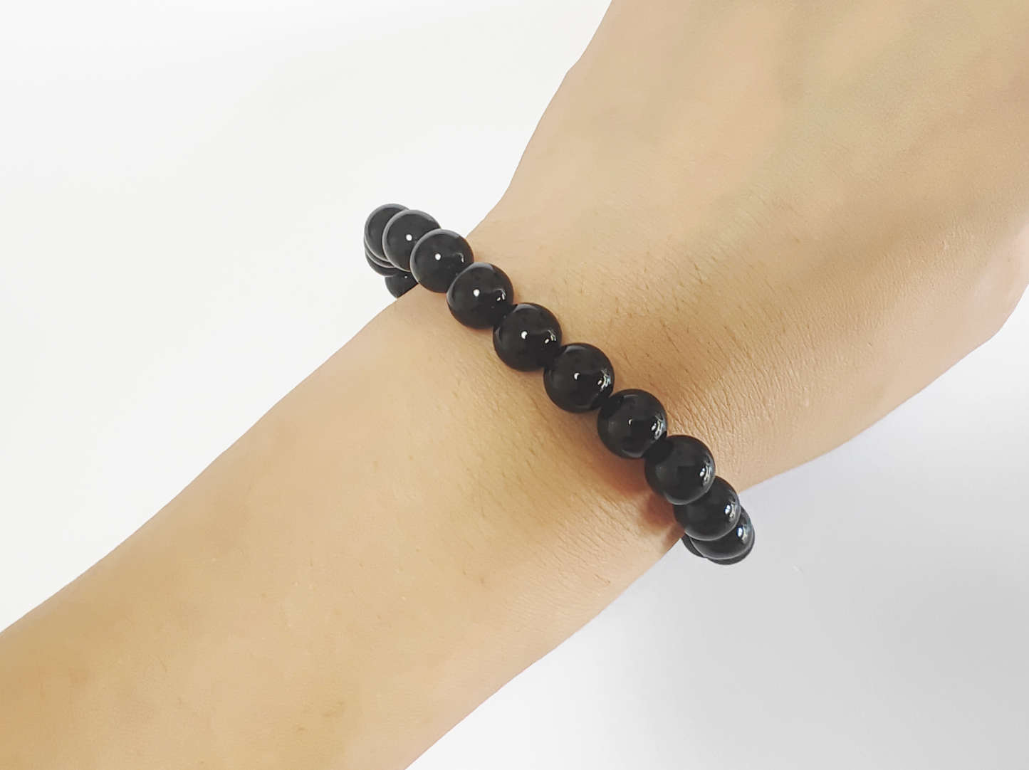 Black Obsidian Beads Bracelet